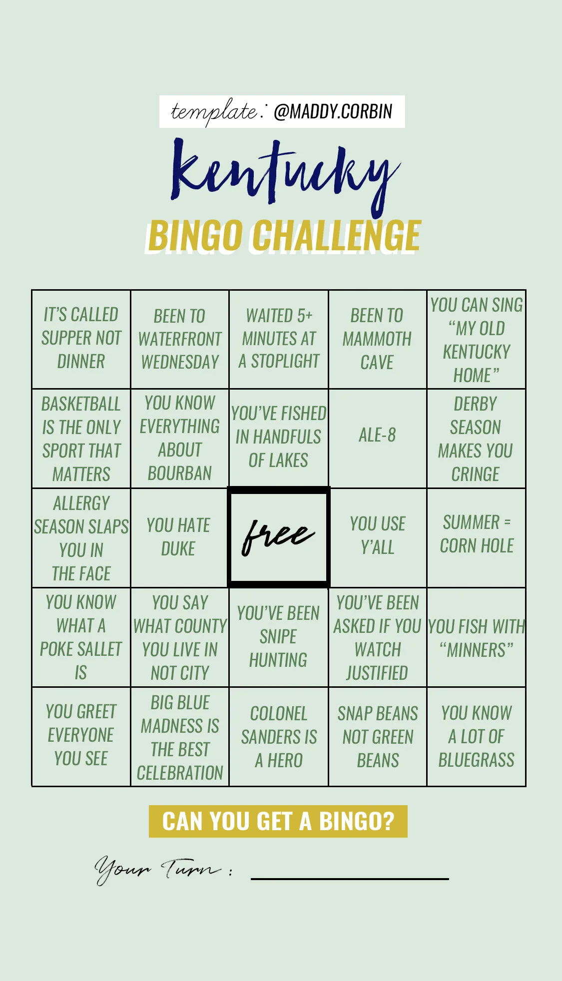 50 STATES — Maddy Corbin