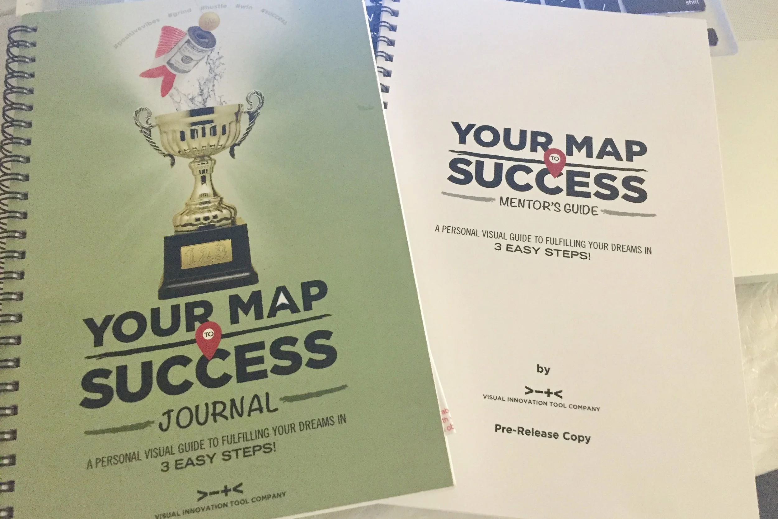 1, 2, 3 Your Map to Success Journal and Mentor's Guide (2 book set)