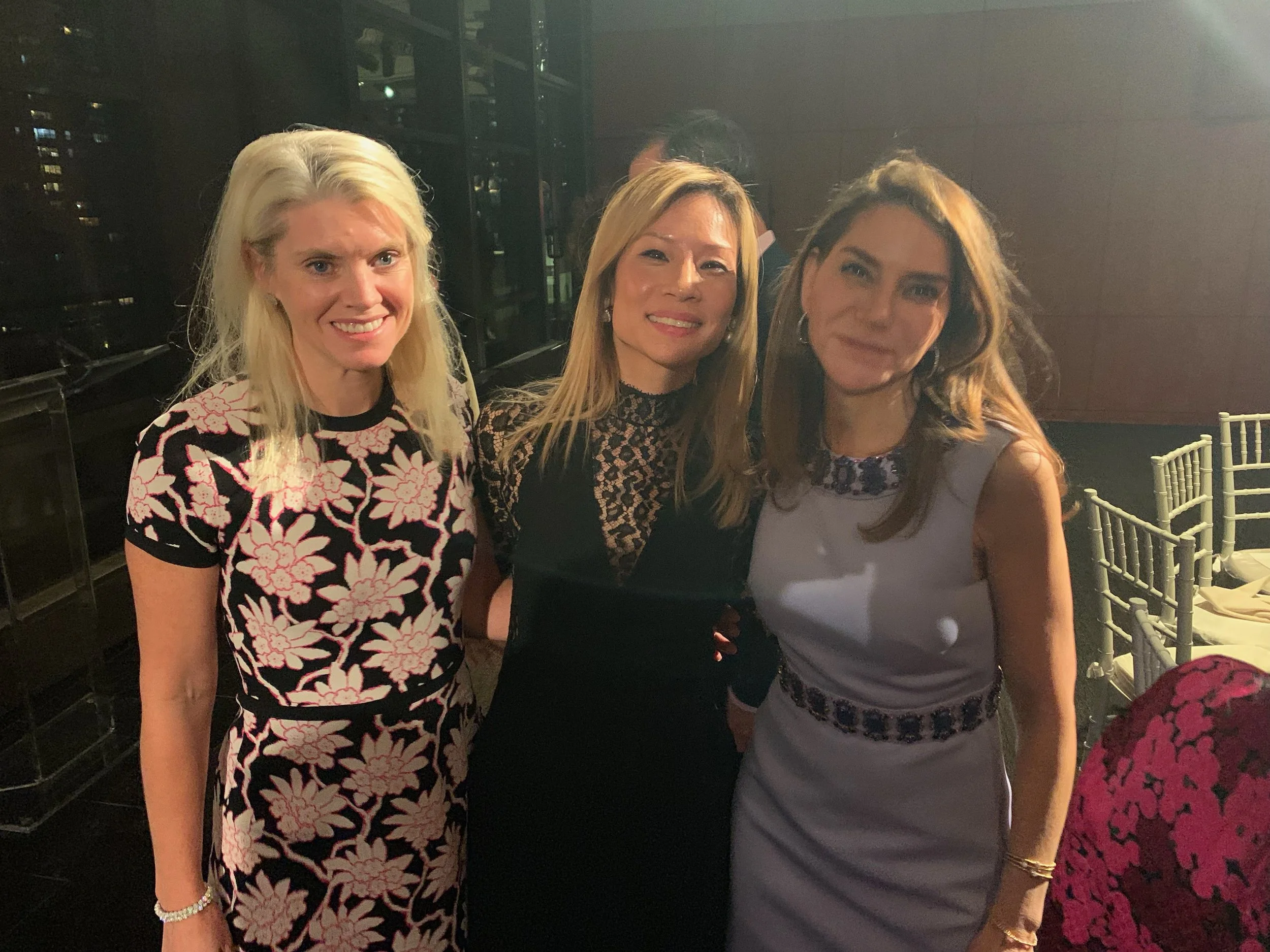 Lucy Liu and Me at the Women in the World 2019 Summit UBS Dinner