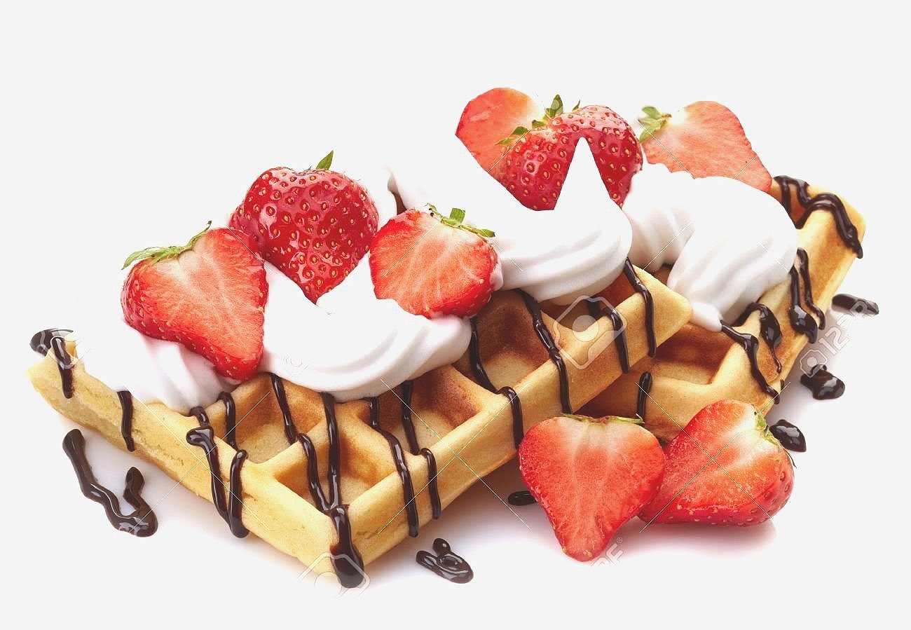  Made with Flavour Works special waffle batter. 