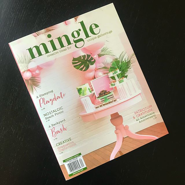 Getting some major #party design #inspo from #MingleMagazine&rsquo;s latest issue!