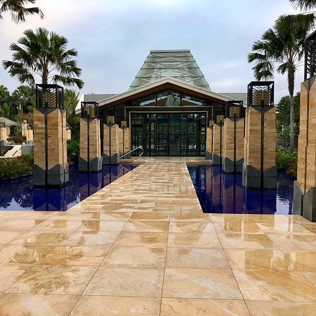 We are in #BALI! Scoping out an amazing, breathtaking #weddingvenue - the #EternityChapel at the #Mulia.
