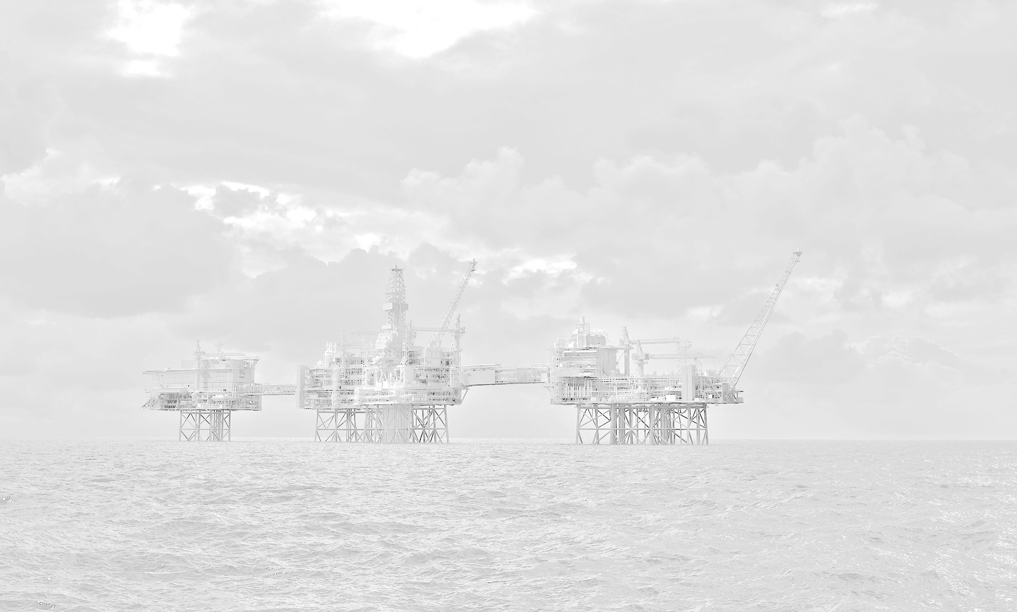 Oil rig illustration Grafisk, Geologi & Print.jpg