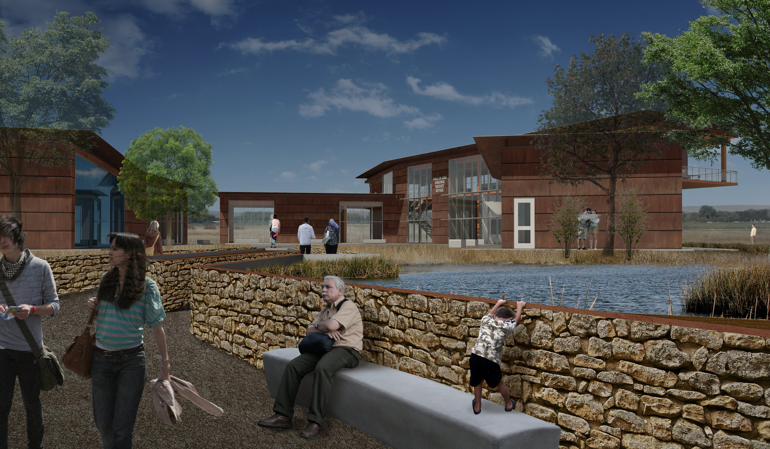 Approach via Sunken Pathway – View 2