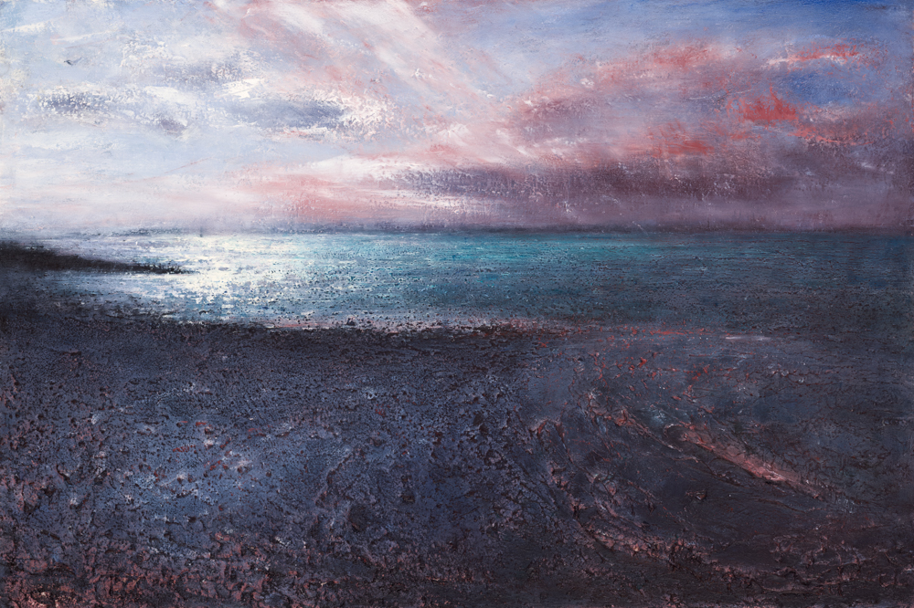 Whitstable Shimmers 90cm x 60cm.     Sold