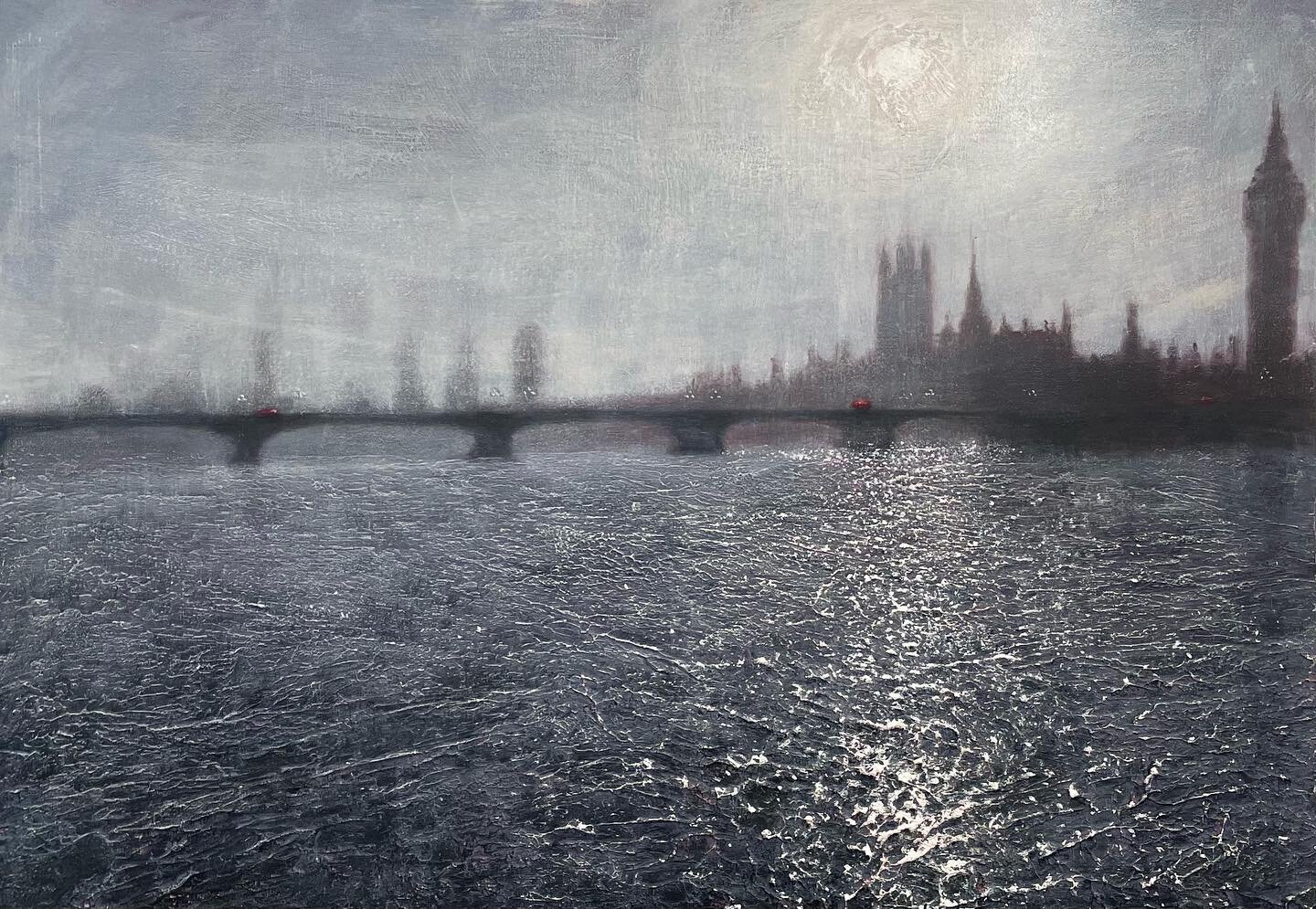 Westminster Morning 

Oil over textured acrylic medium on board 

#texturepainting #thamespainting #westminsterbridge #londonpainting #oilpainting #waterpainting