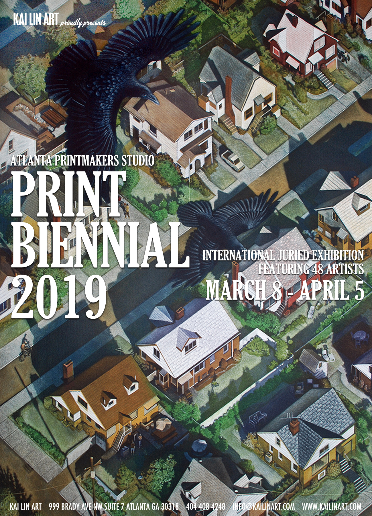 Atlanta Printmakers Studio Print Biennial 2019 Kai Lin Art