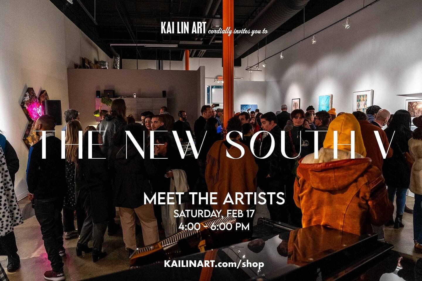 We are pleased to share with you photos from the opening of The New South V! Thank you to Valentin Sivyakov Photography.

Also please join us for our
The New South V 
&ldquo;Meet The Artists&rdquo;
Saturday, February 17th, 2024
4:00 - 6:00pm

https:/