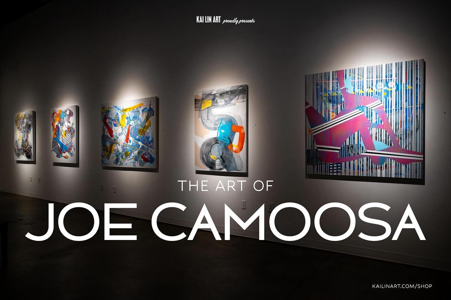 We are pleased to share with you our latest collection of nine new works from resident Kai Lin Artist, Joe Camoosa.

https://www.kailinart.com/news/the-art-of-joe-camoosa

In this body of work, Camoosa explores patterning and layering, color theory a
