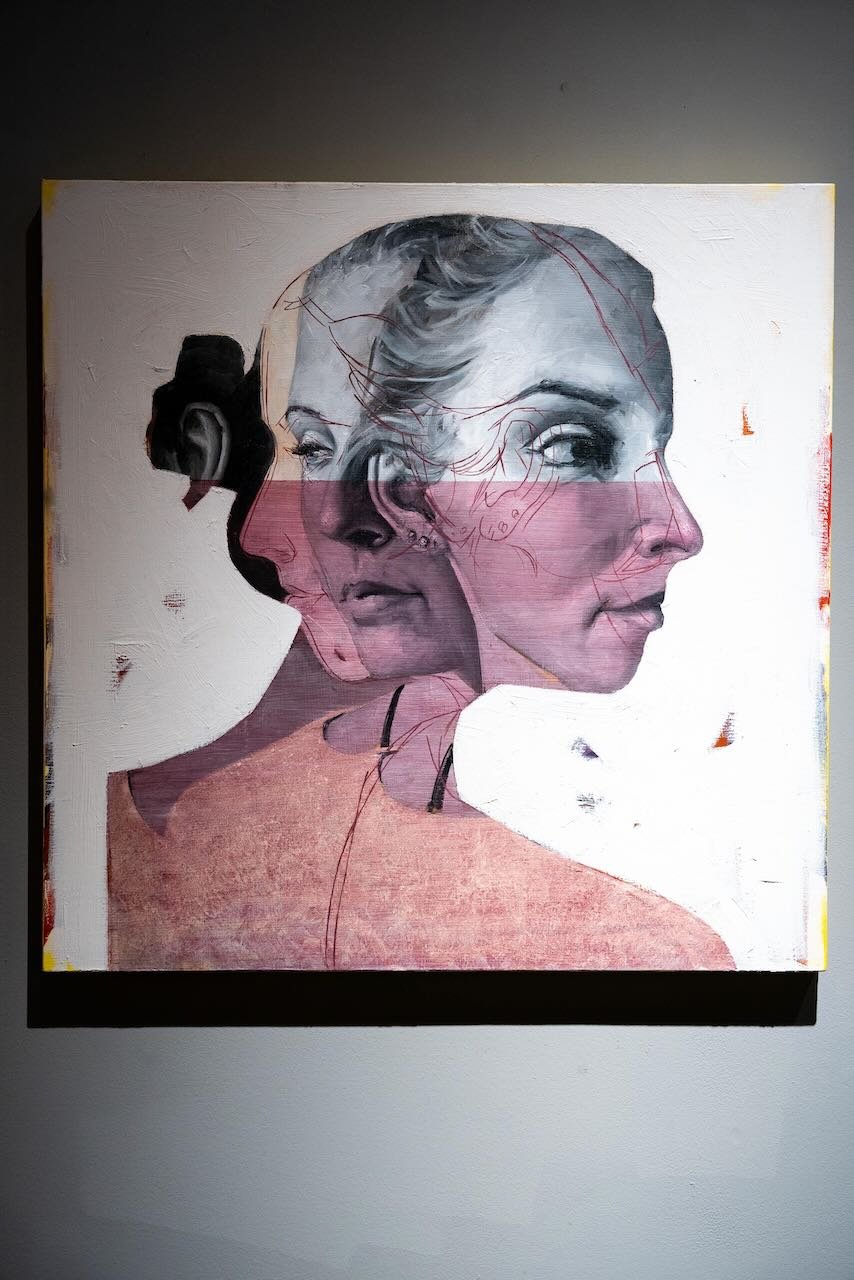 Holly Mathews Alison oil on canvas 30 x 30 inches HHA 026G