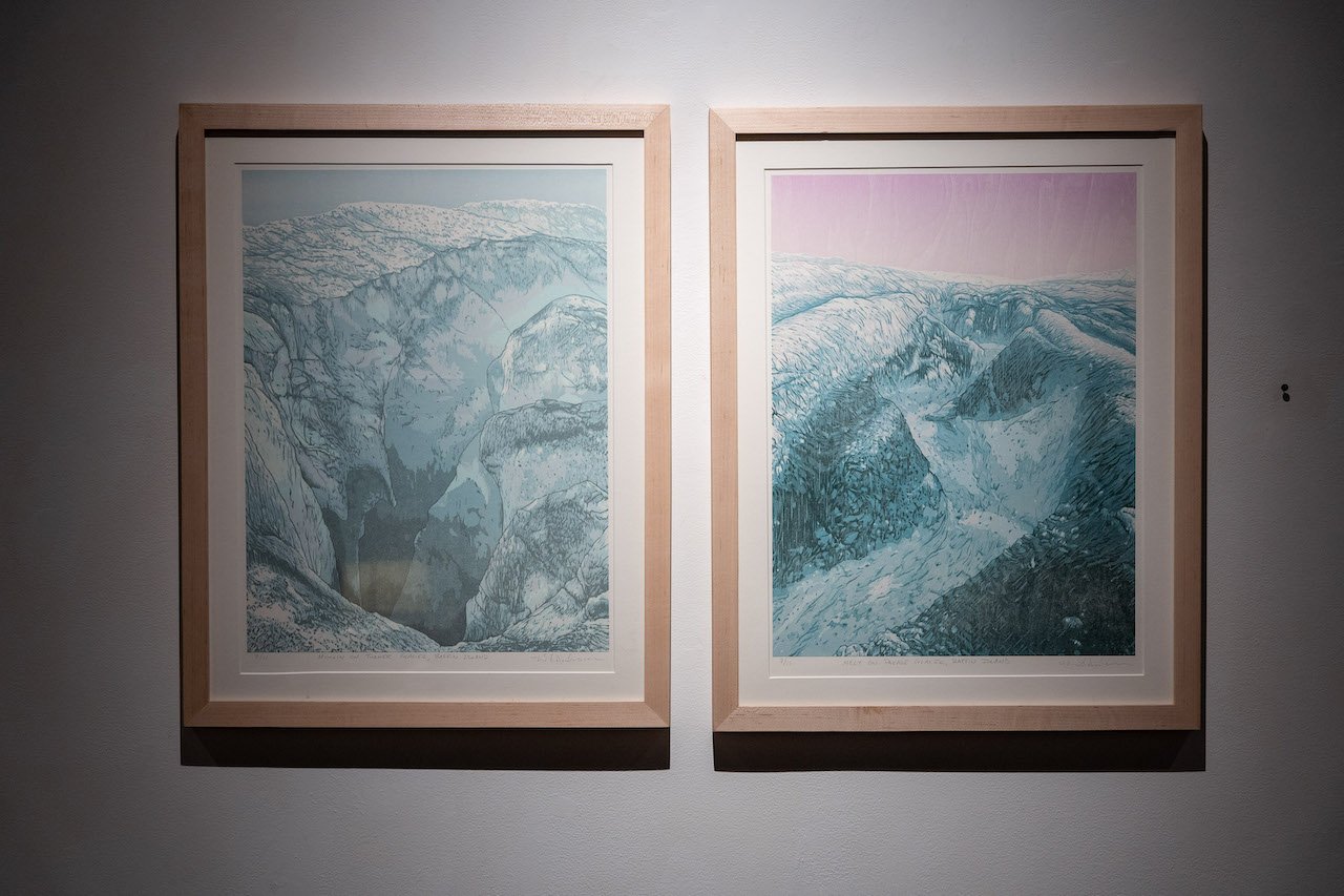 Todd Anderson - MOULIN ON TURNER GLACIER & MELT ON PARADE GLACIER, BAFFIN ISLAND