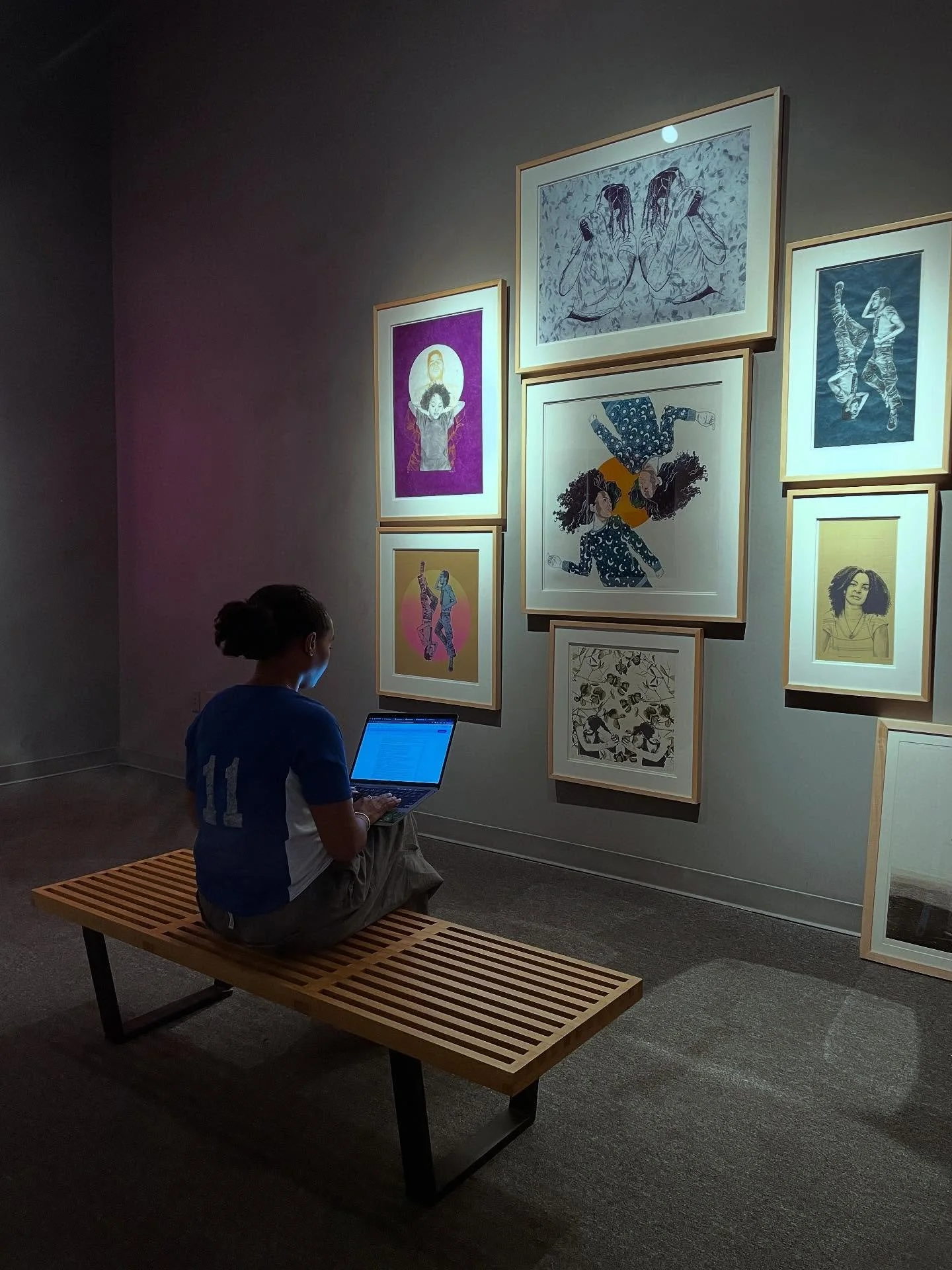 Finishing touches for tonight&rsquo;s opening of Objects 💘🫶🎨🫨🪩💡🙏📣📢