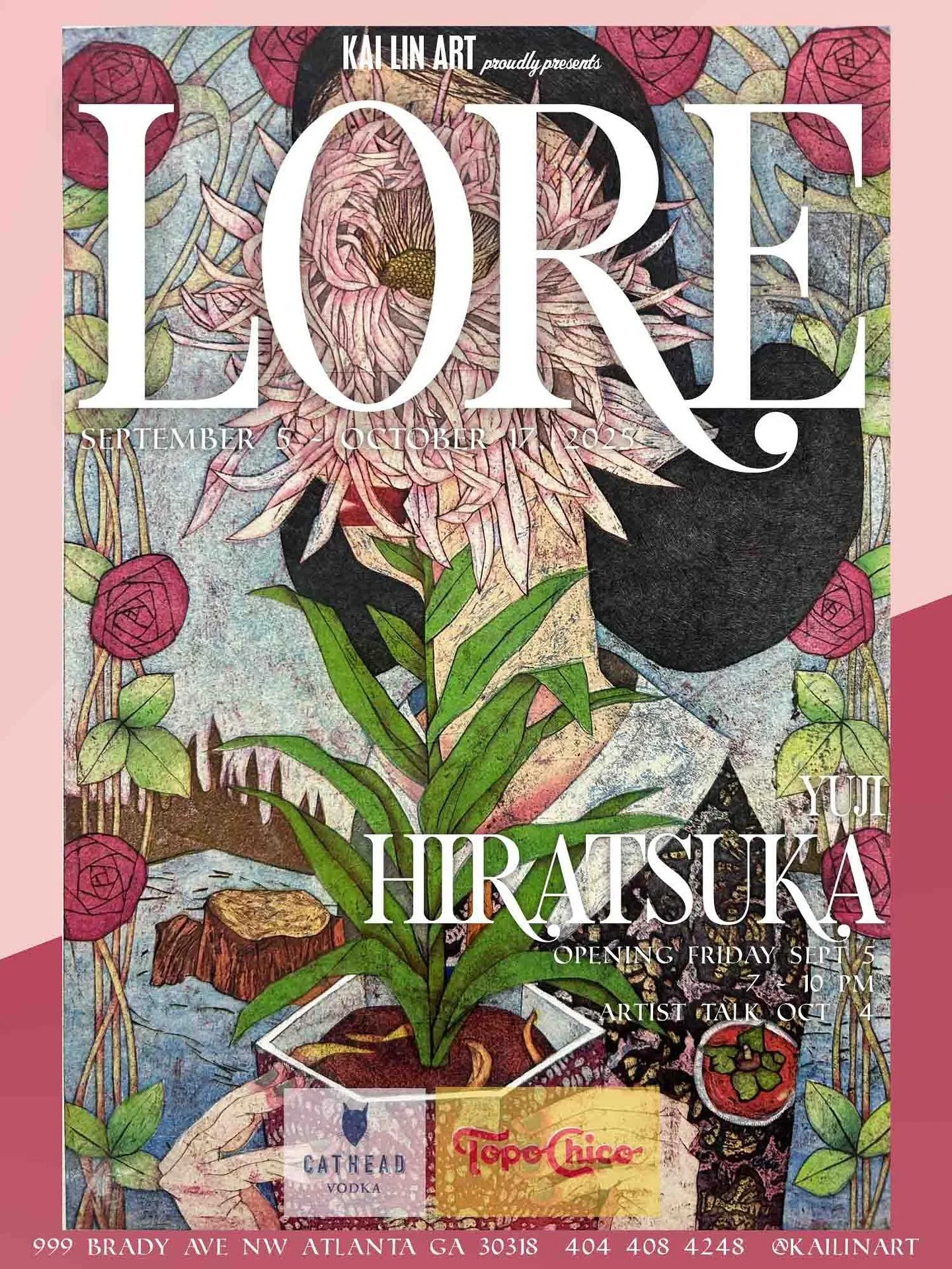 LORE
EXHIBITION OPENING FRIDAY SEPTEMBER 5, 2025
7:00 - 10:00 PM 
FREE AND OPEN TO THE PUBLIC
EXHIBITION RUNS THROUGH OCT 17

We are excited to announce our seventh exhibition of 2025 :: LORE
https://www.kailinart.com/news/lore

Lore brings together 