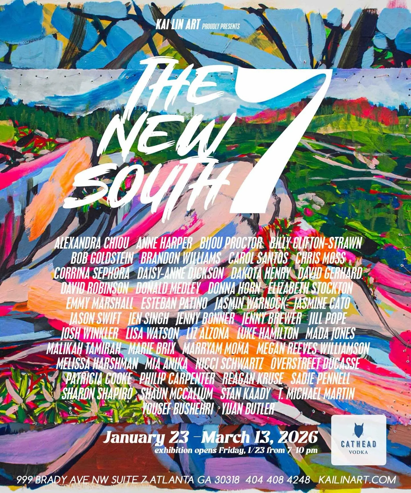 KAI LIN ART is pleased to announce our first exhibition of 2026 and the seventh iteration of our annual juried works on paper exhibition: THE NEW SOUTH 7 on view through March 13, 2026.

https://www.kailinart.com/news/tns7

THE NEW SOUTH 7 brings tog