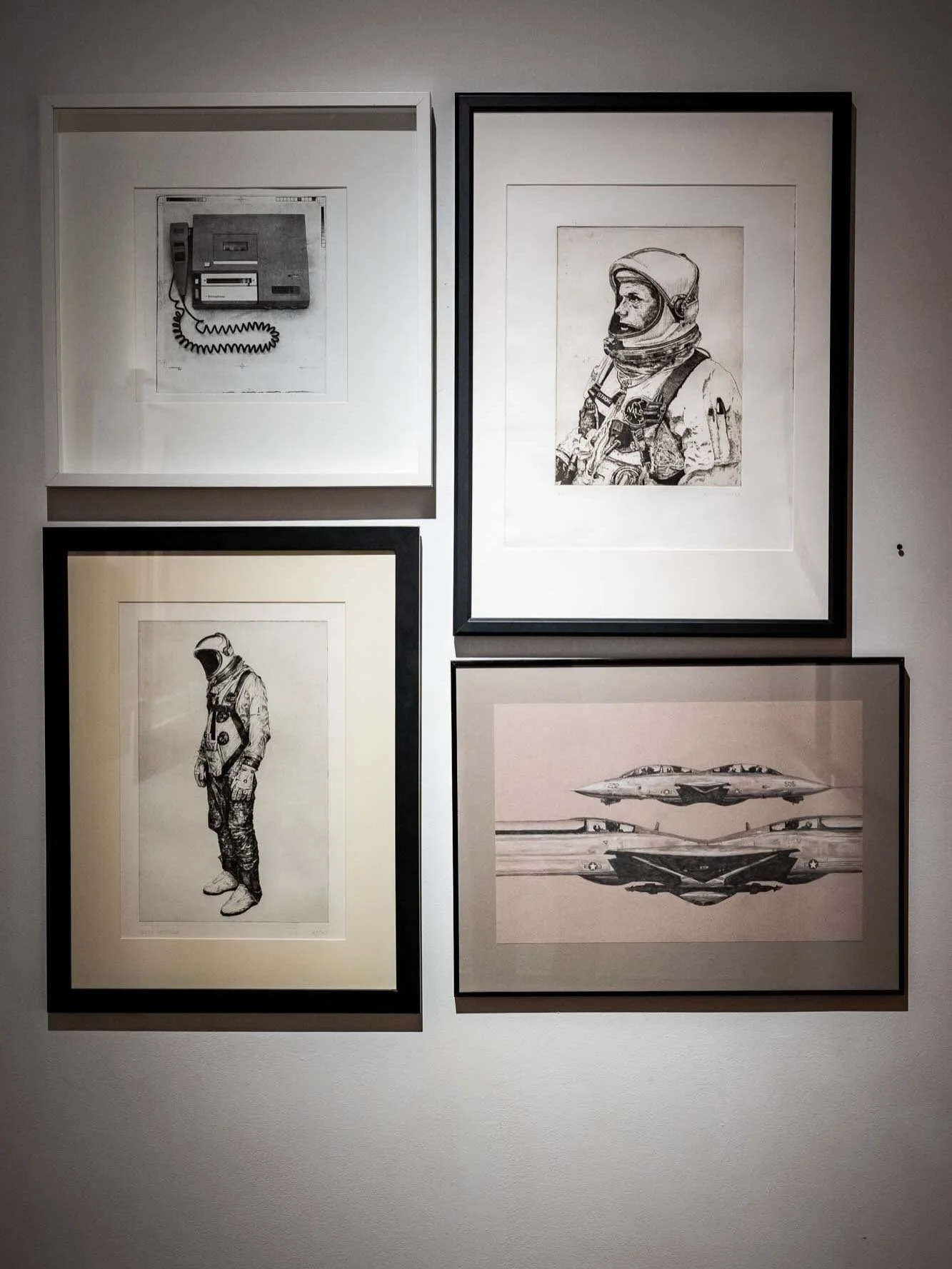 These four #printmaking works from @kofke are now on exhibition and available DM @kailinart for inquiries and details 🚀🧑&zwj;🚀🔭🪐🌕🌘⭐️