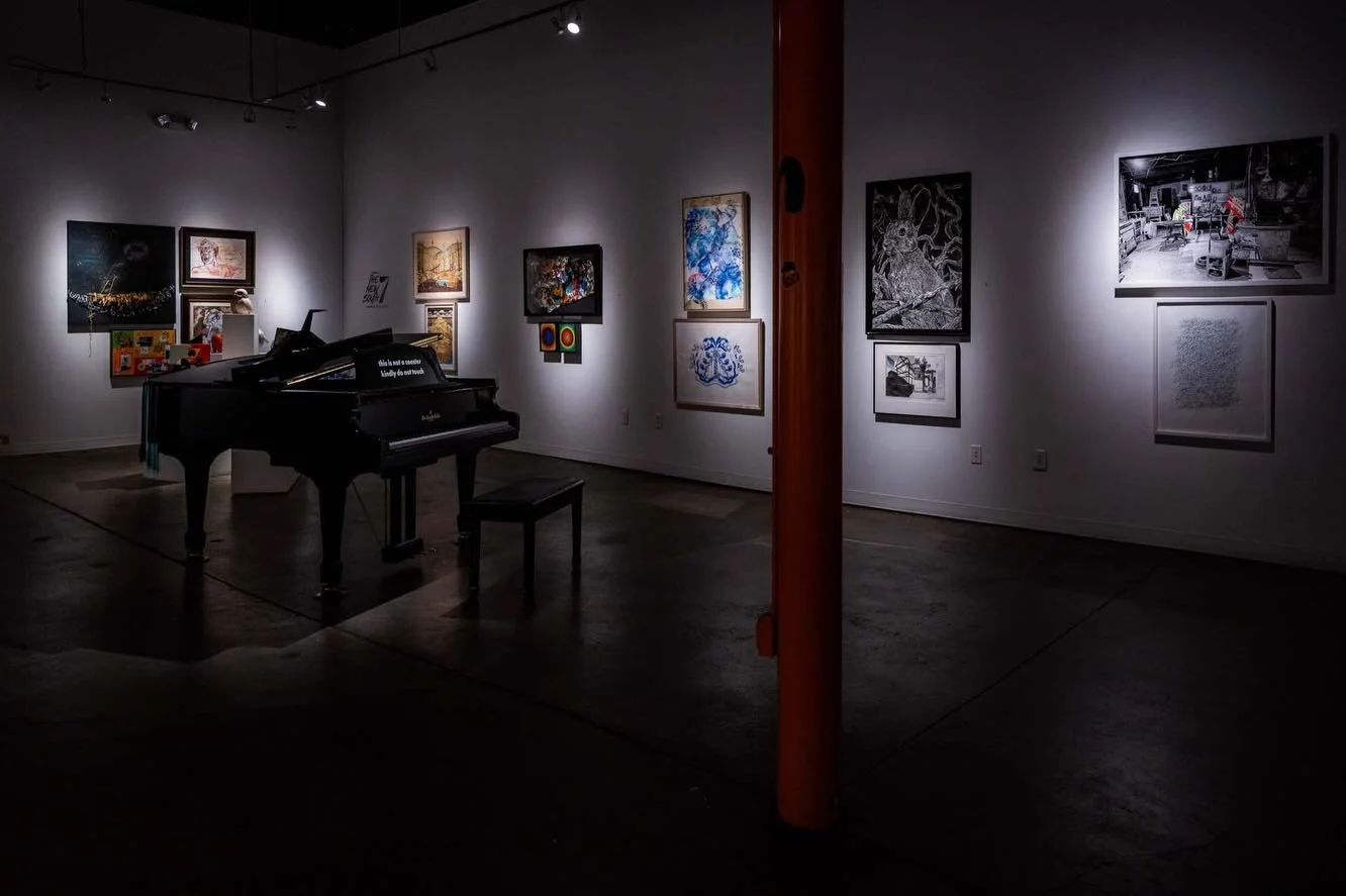 This is the very last weekend to see The New South 7 before it comes down on Friday, March 13th. Come by and reveal in creativity 🪷🎨🧡