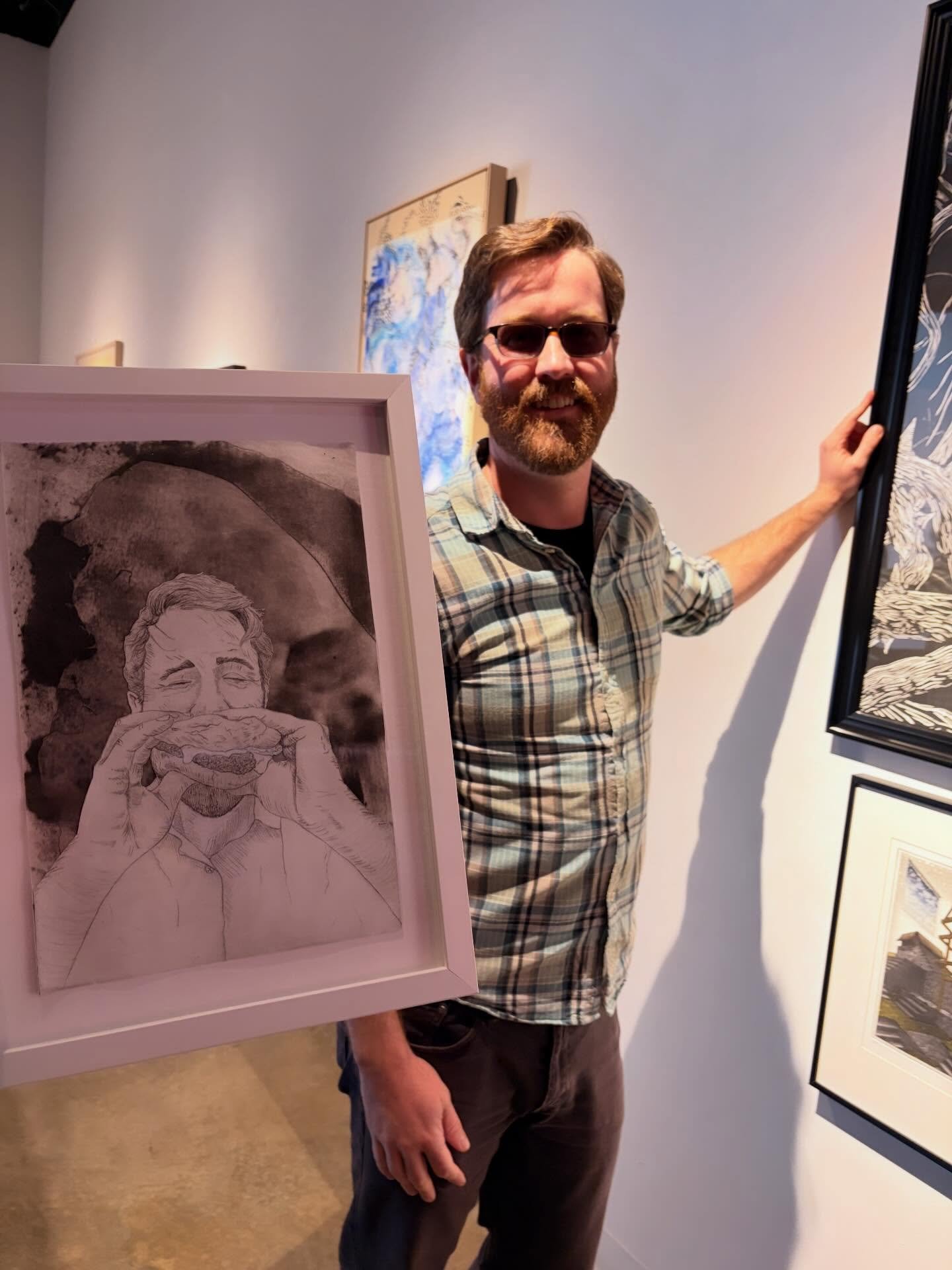 Art story time&hellip;

In 2012, I met a budding curator/gallerist/printmaker Shaun McCallum @im_pressed as he was starting a print shop at the Goat Farm. A few years ago, Shaun had moved to Greenville SC to begin his own gallery @goodartcogvl and ou