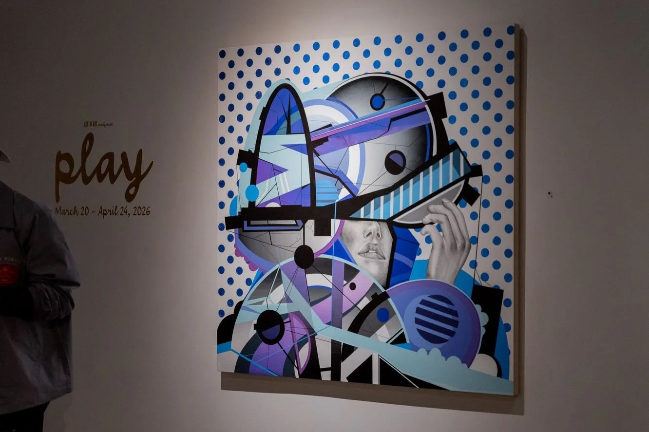 The first of five new #collab mixed media works by Lela Brunet @lelabrunetart and Phil Harris @pharrisatl 

Stellar Cocoon  48&rdquo;x48&rdquo;  Acrylic, graphite on wood panel

Available and on exhibition @kailinart 

📸 @visualsage @valentin_sivyak