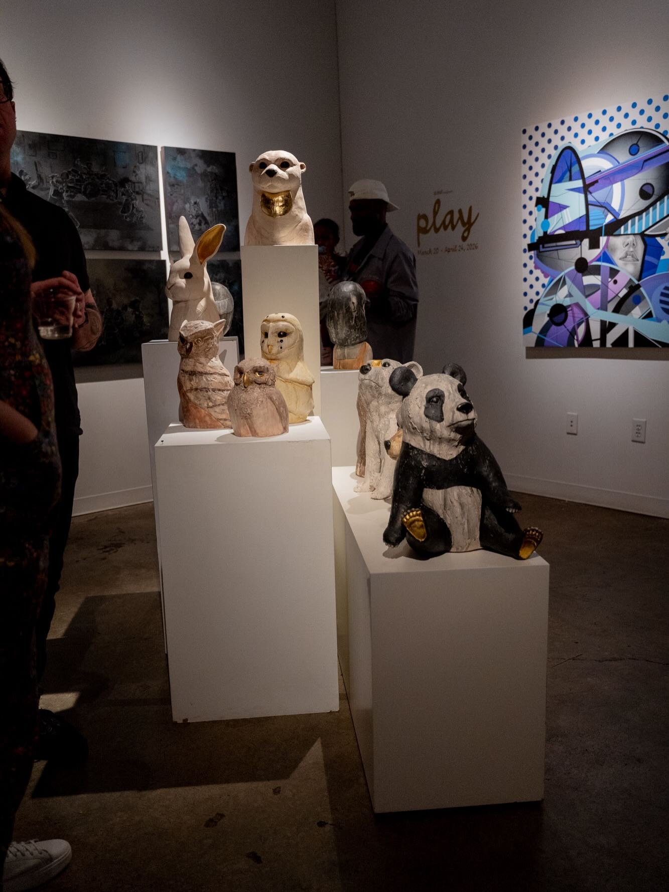 It&rsquo;s real art people at #play @kailinart 🔑🏆🎨