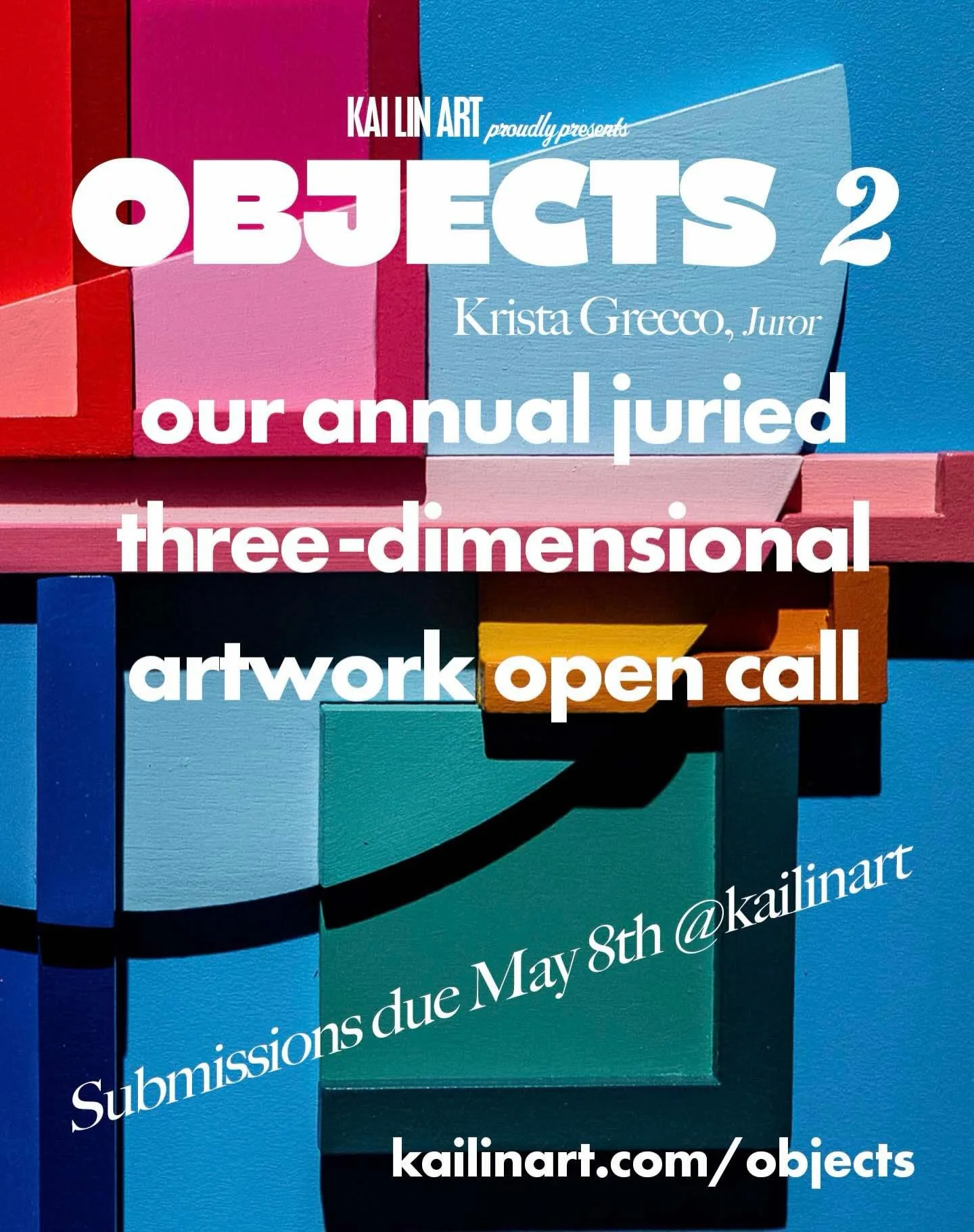 Join KAI LIN ART as we host our second Open Call for juried 3-Dimensional works: OBJECTS.

This landmark showcase brings together contemporary artists from across the Southeast and beyond, highlighting the expressive potential and versatility of scul