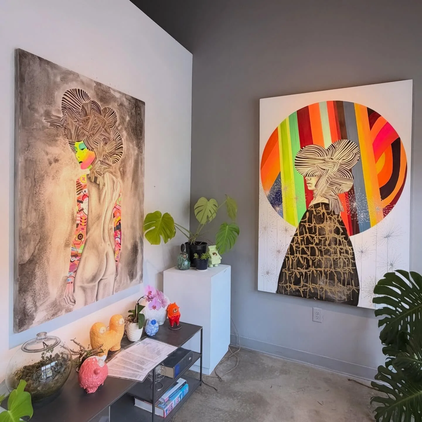 Another opening another show @kailinart 🌷🎨🪩 #echoes tonight 

https://www.kailinart.com/news/echoes