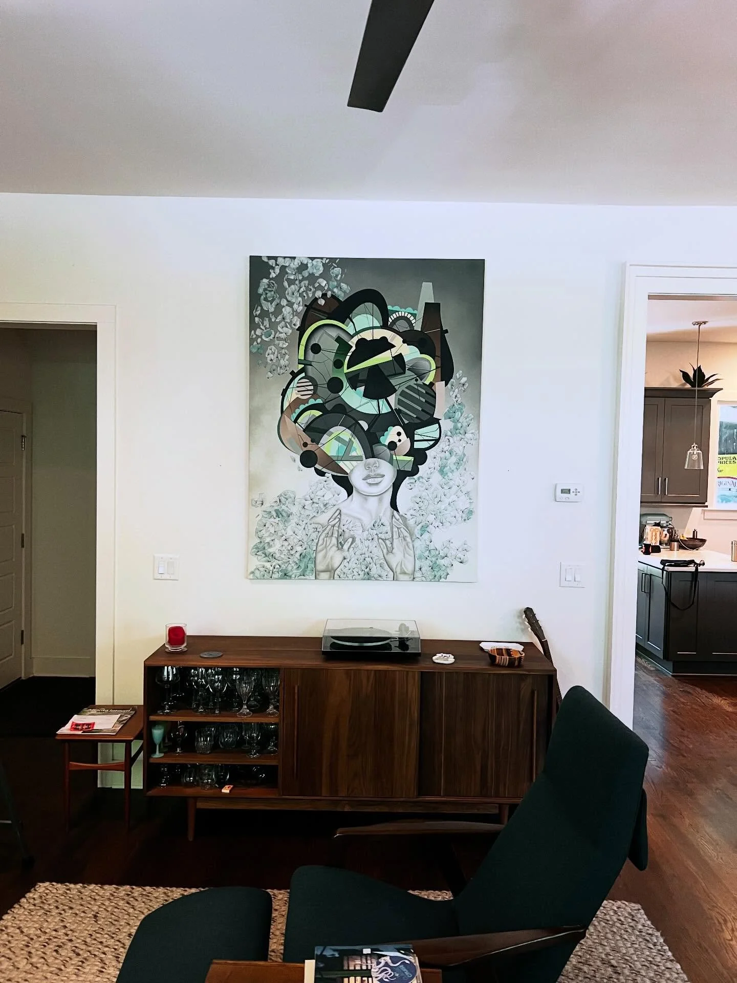 Pleased to share this #artinstallations for this #collab work of art by @lelabrunetart and @pharrisatl from our PLAY exhibition 💕🎨🫶🌷🪩🧑&zwj;🚒🧯