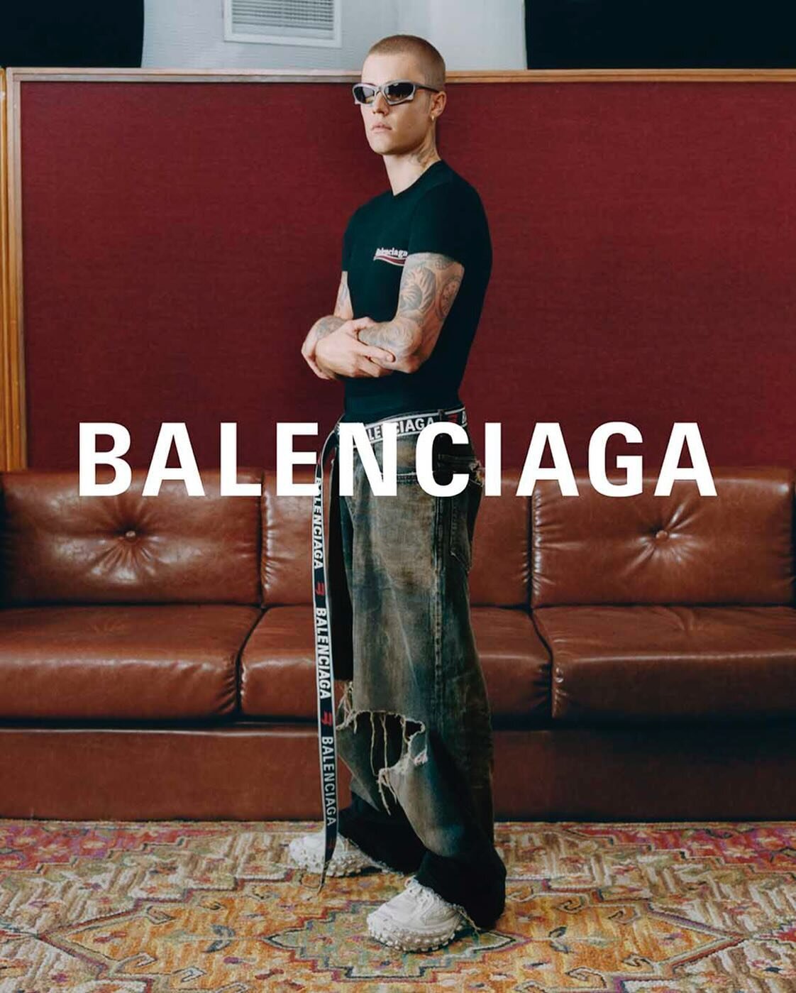 Stef Mitchell shoots Balenciaga with Justin Bieber