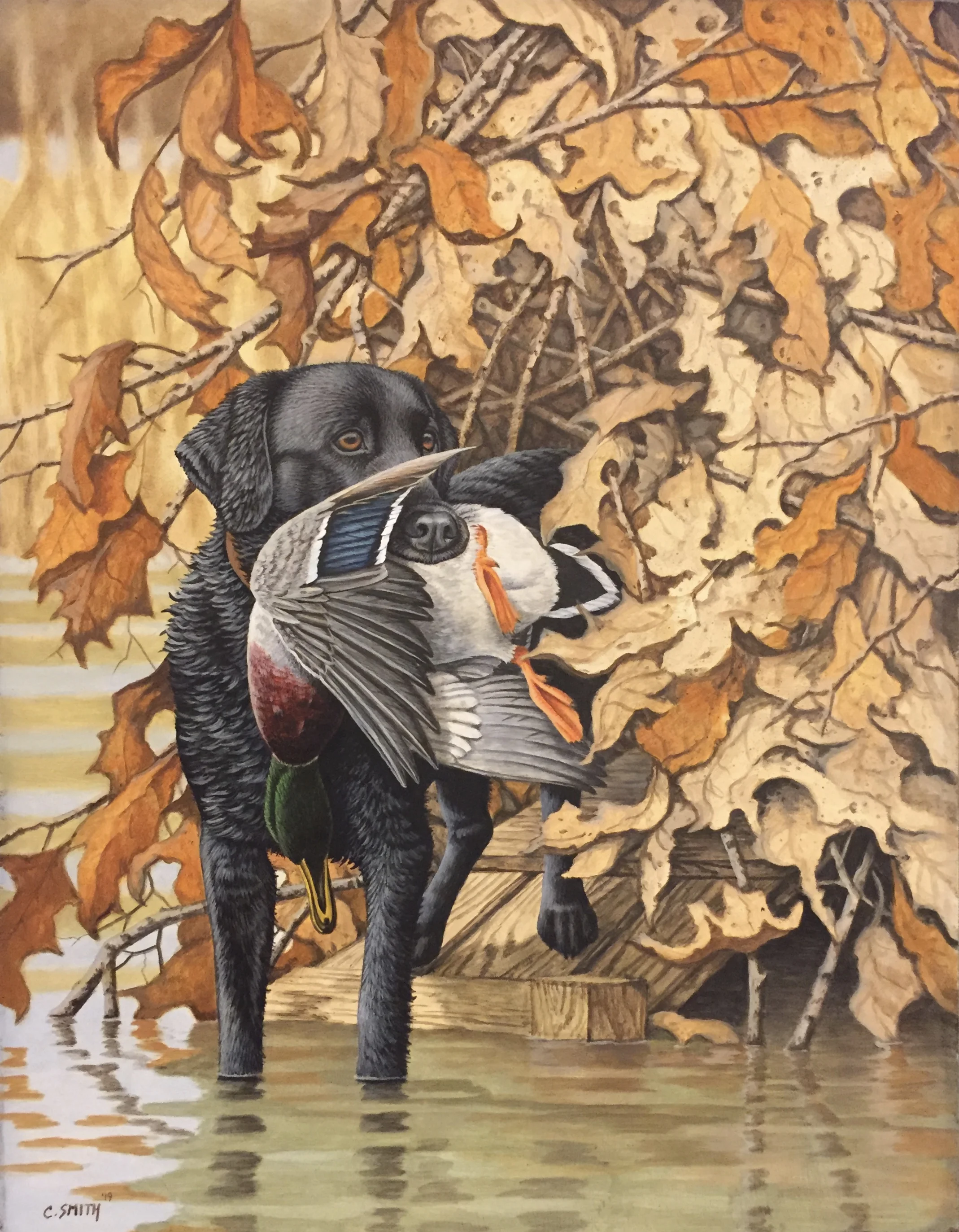 Mid-Season Form original 10x13 framedand print.jpeg