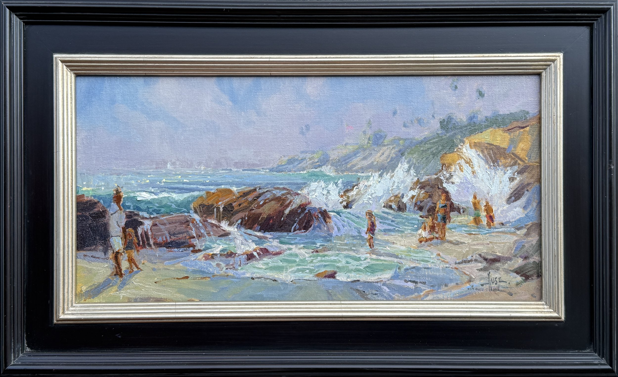 Tide Pool Sparkle Framed Debra Huse 2024.JPG