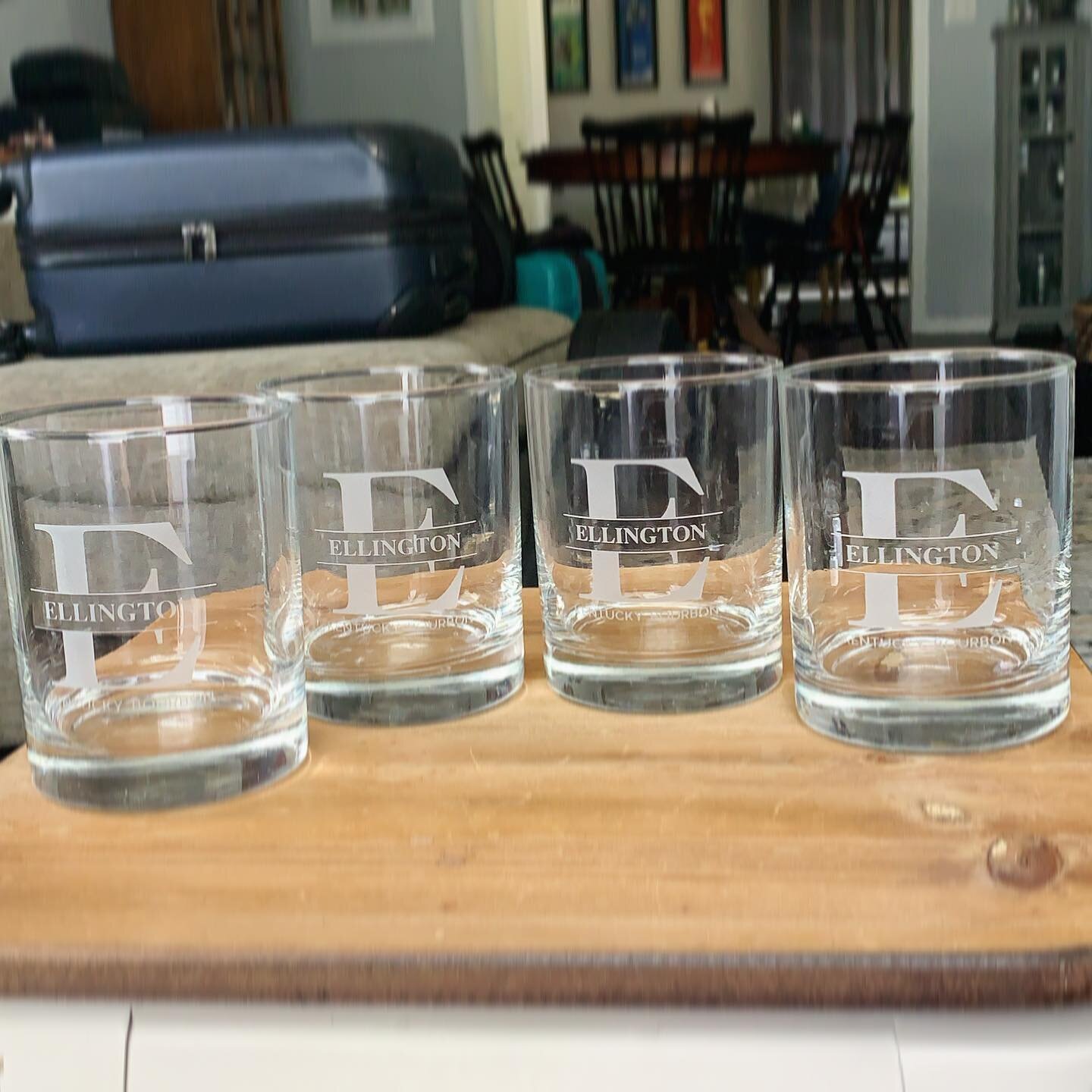 We have the best fans! 🙌🏻 These glasses were given to us as at our show in Tampa this past weekend! Thanks Kathleen, we love it!!! 🥃😍 #shoutout #kentuckybourbon