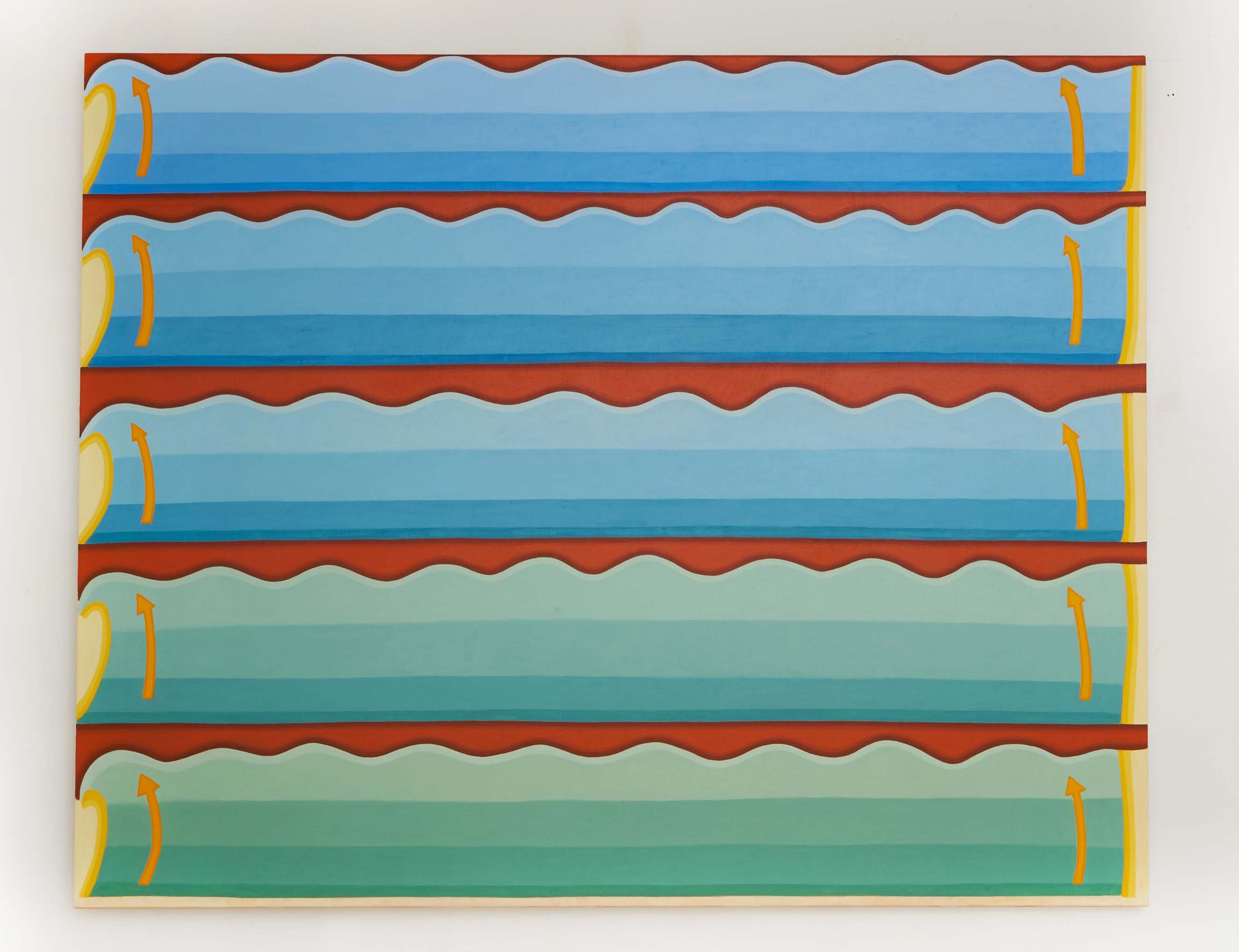 Reversing the River 
 
Oil on canvas 
 
54 x 48 inches 
 
2024
