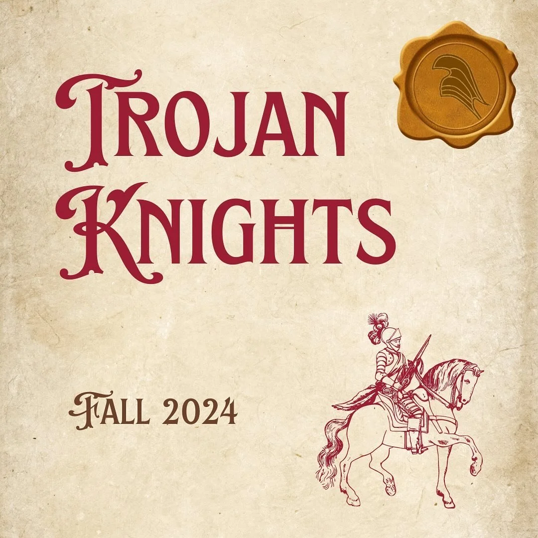 We are beyond excited to announce our recruitment timeline for this Fall! To learn more about the Trojan Knights and how we live out our three pillars&mdash;Brother, Service, and Spirit&mdash;please make sure to fill out the interest form in our bio.