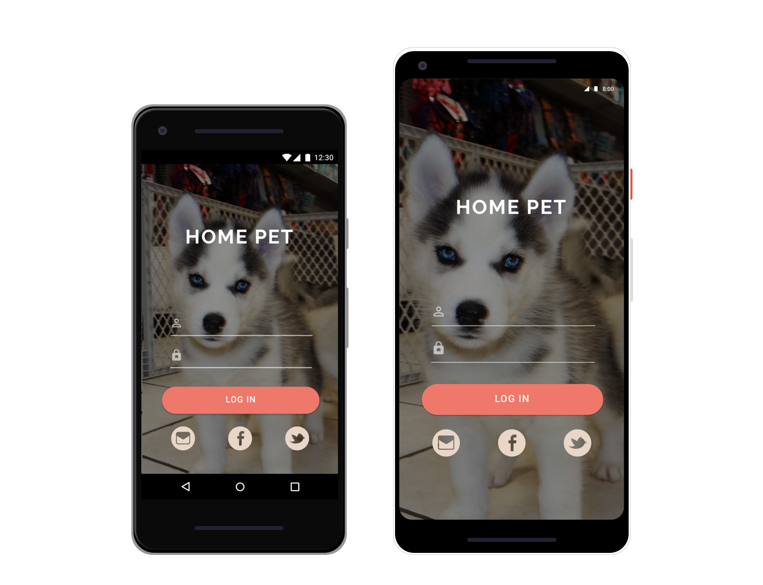 Responsive App based on screen size (Pixel 2 and Pixel 2 XL)