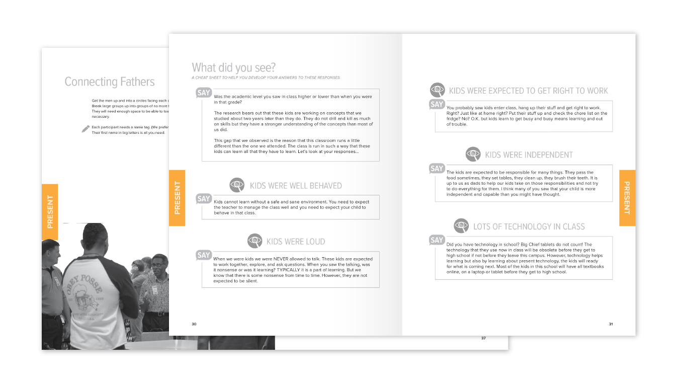 What Dads Will Say, What YOU Say & Icebreaker activities