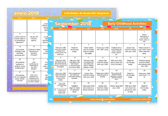 Early Childhood Activity Calendars