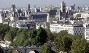  Cité Internationale des Artes and view toward the fourth Arrondissement 