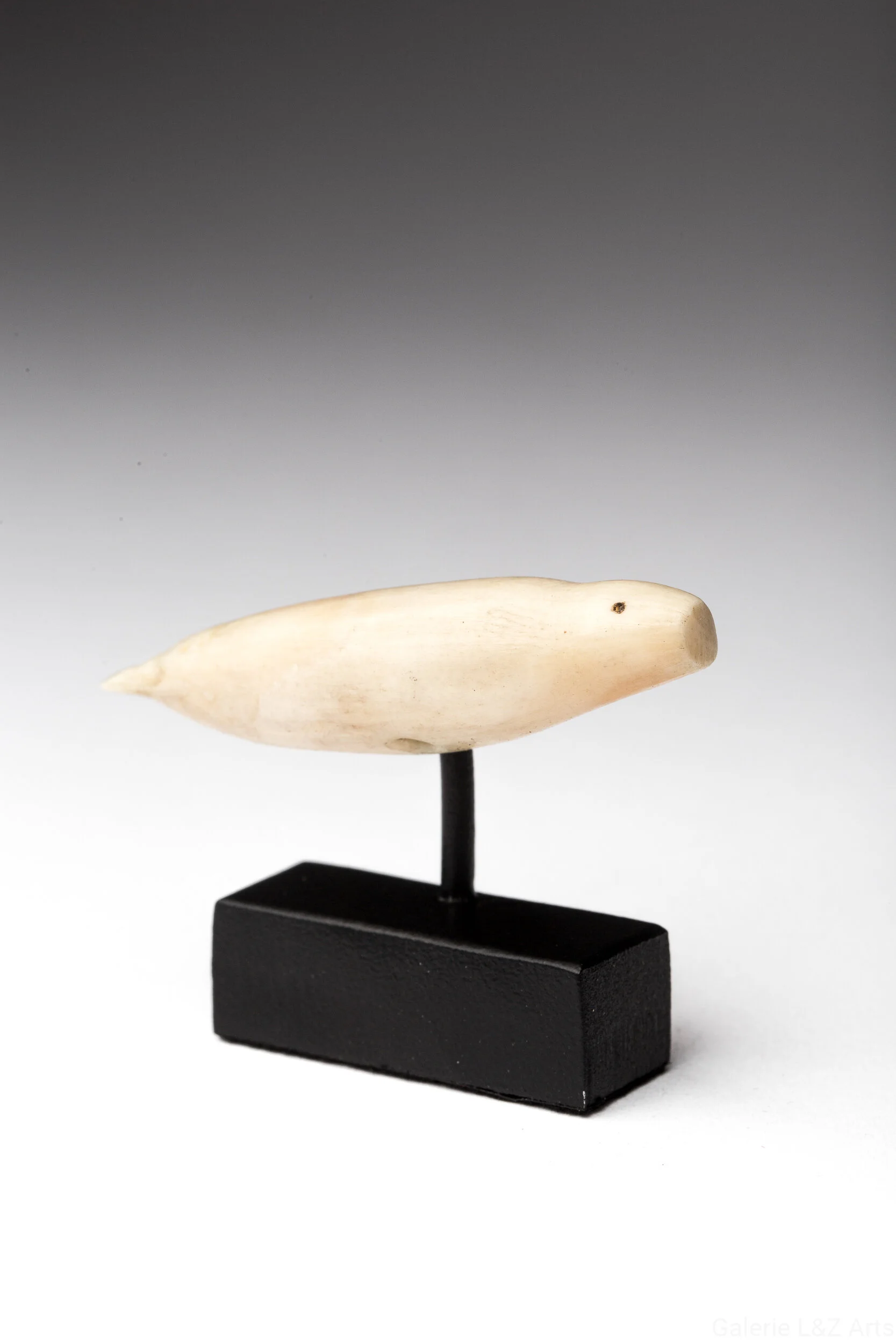 figurine phoque inuit alaska seal ivory