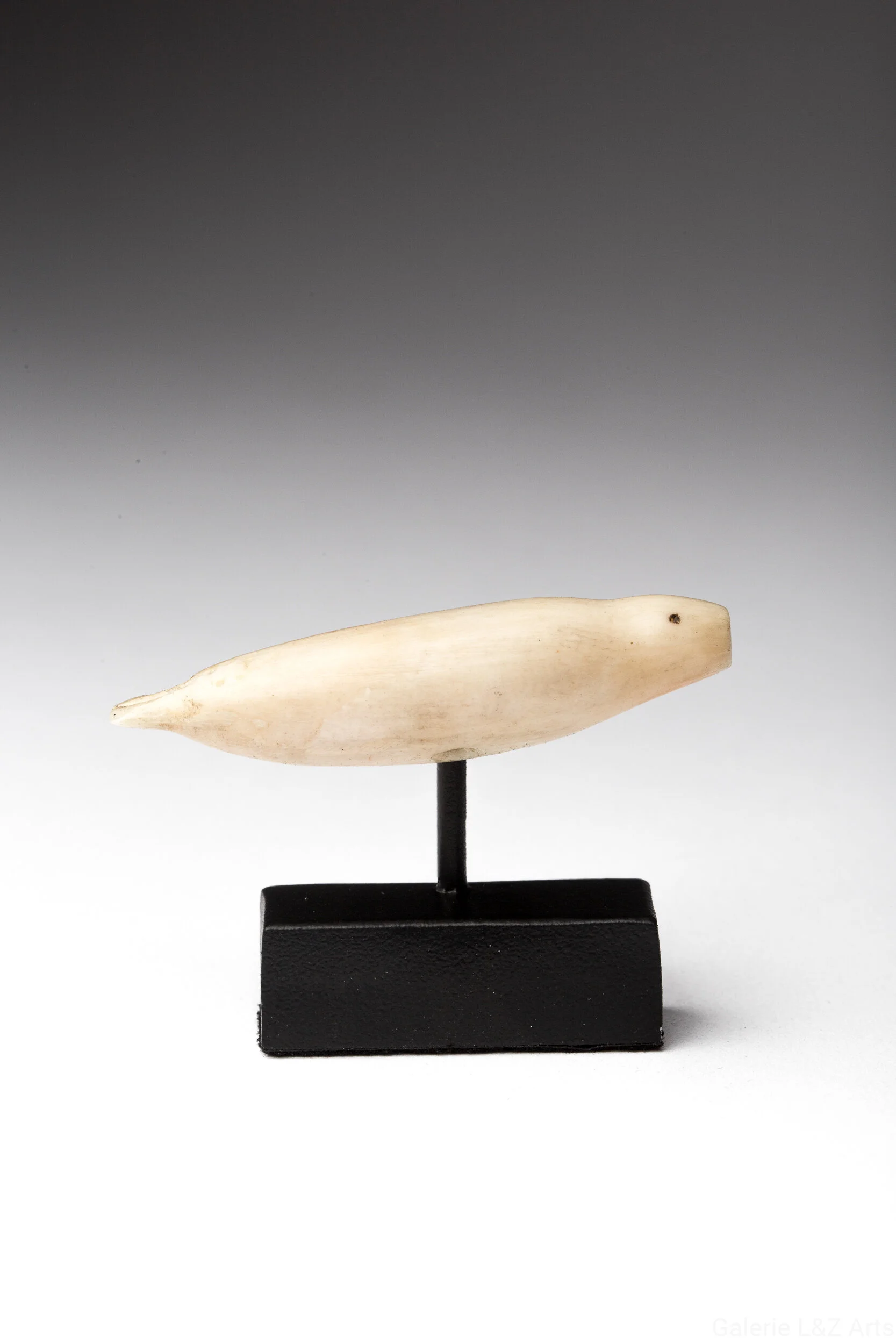 figurine phoque inuit alaska seal ivory