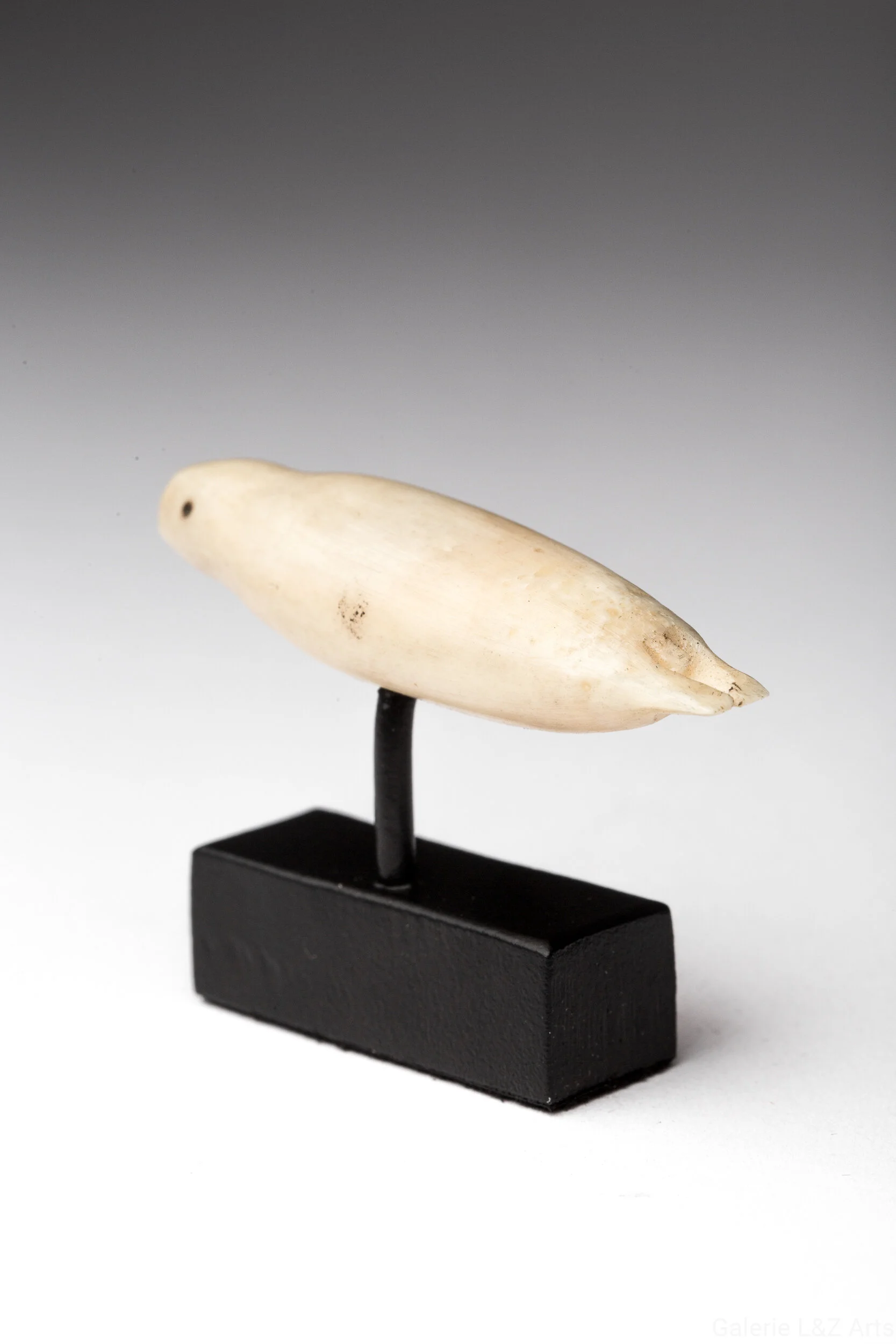 figurine phoque inuit alaska seal ivory