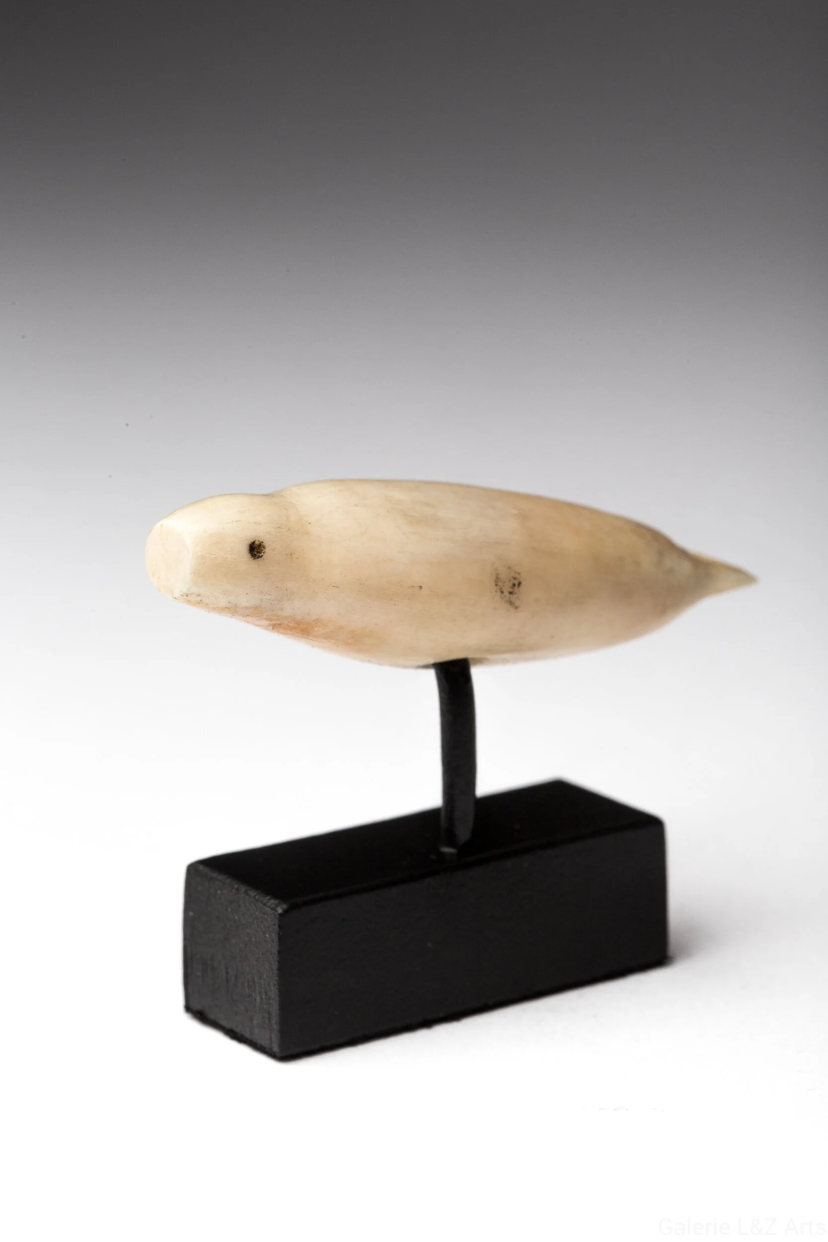 figurine phoque inuit alaska seal ivory