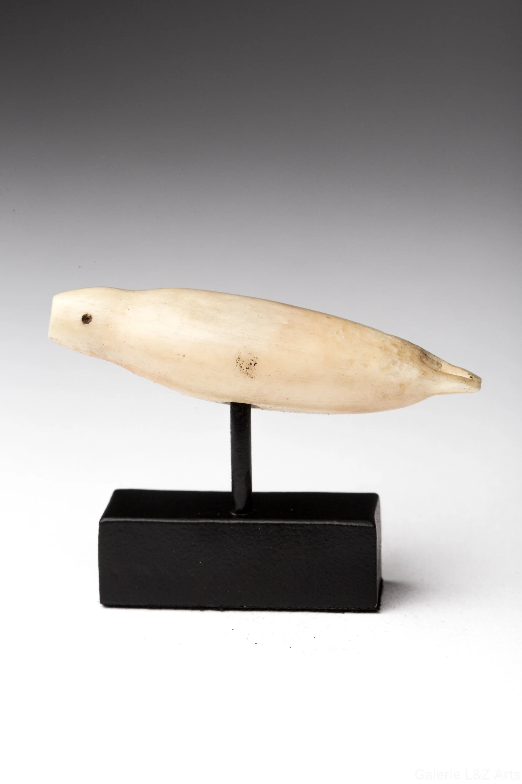 figurine phoque inuit alaska seal ivory