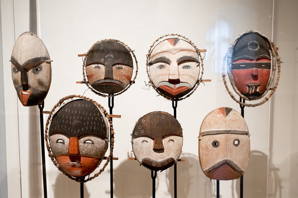 Masques d'Alaska d'Alphonse Pinart