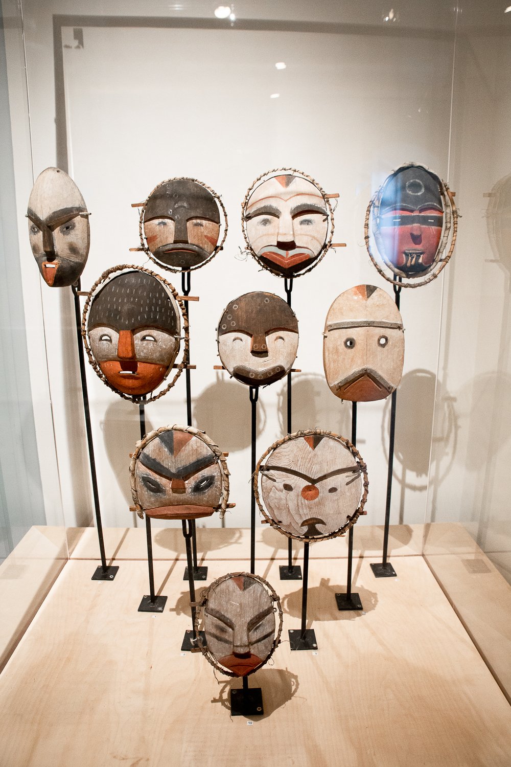 Ensemble de masques Sugpiaq d'Alaska