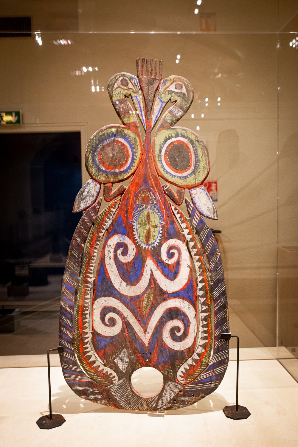 Coiffe Wagnen Abelam d'art tribal de Papouasie