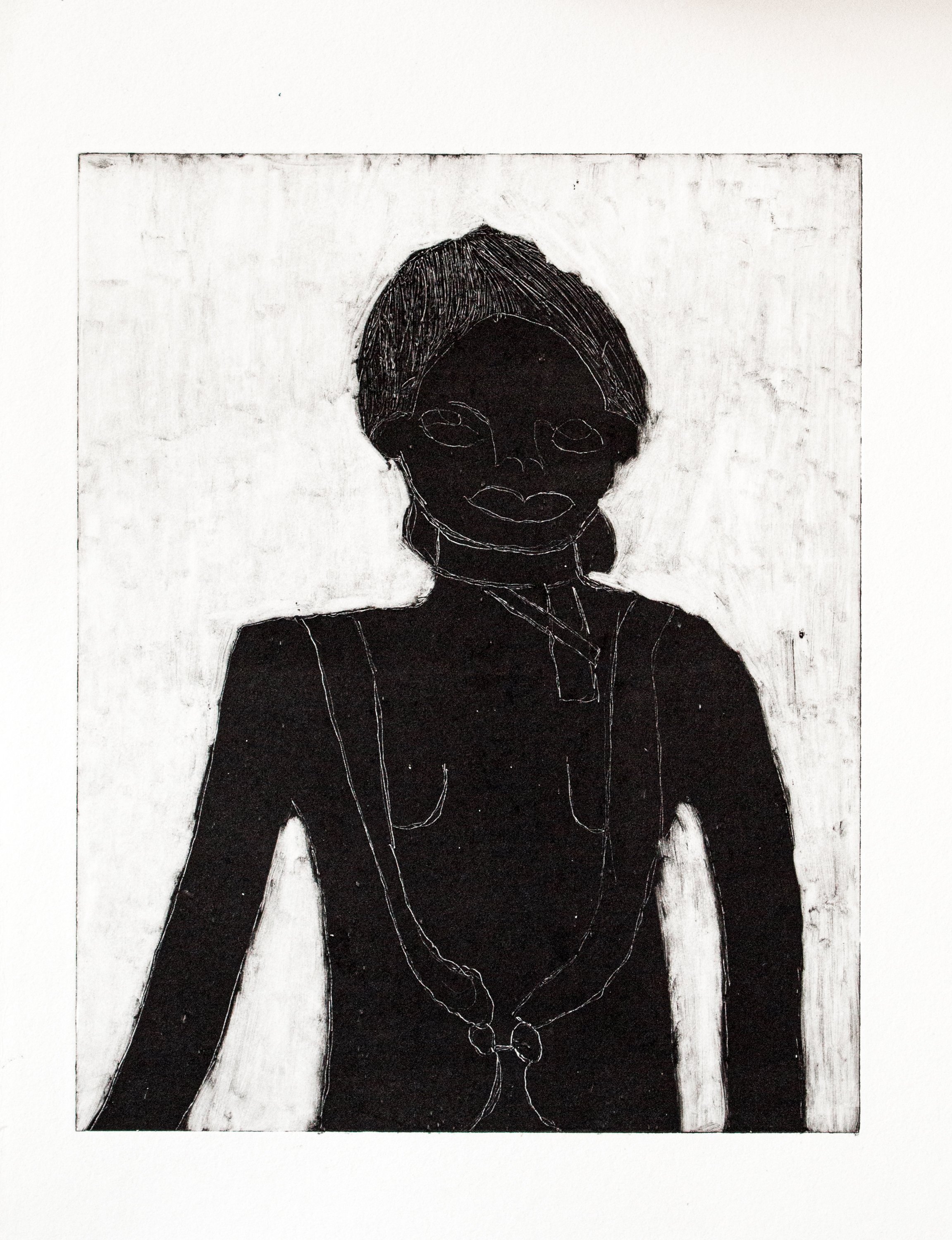 Monotype - Œuvre de Pascal Duquenne - Galerie Loiseau & Zajega