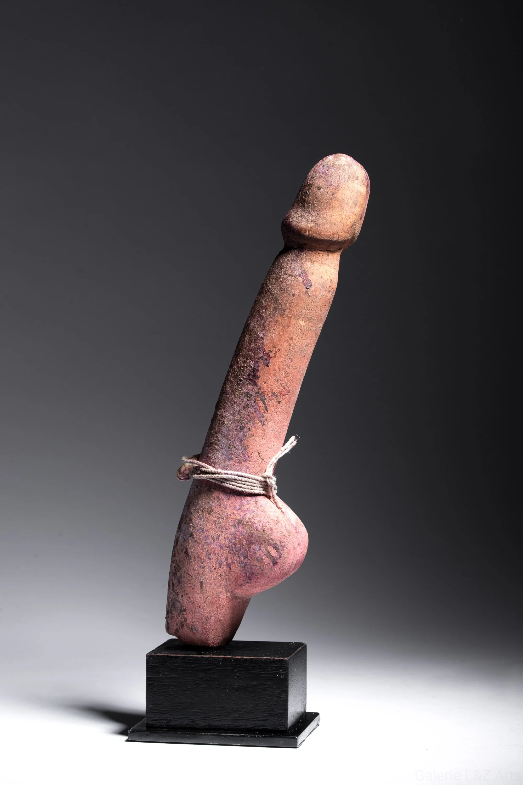 Phallus fétiche de fécondité, divinité Legba, Bénin