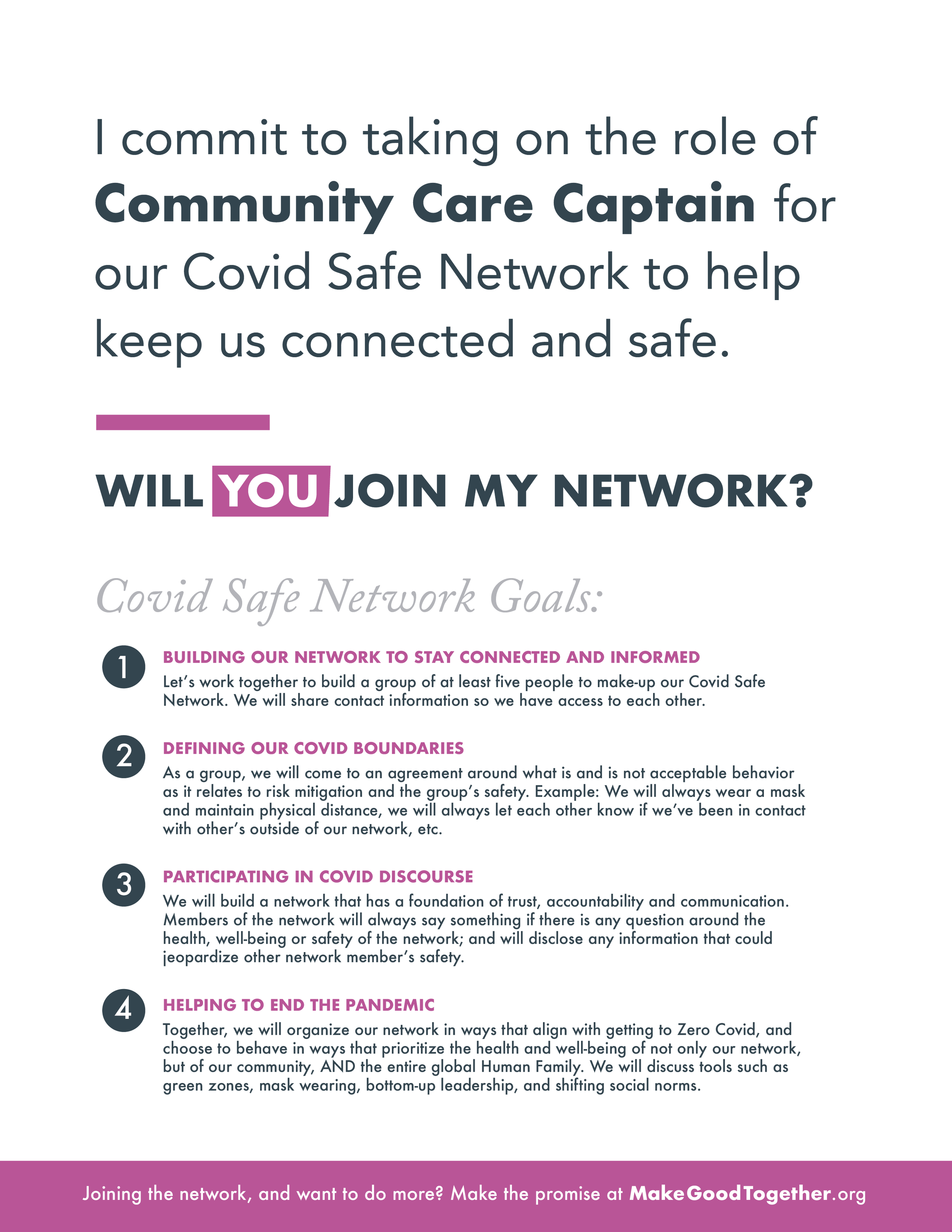 Download, and include in an email to your friends and family explaining why you are starting a Covid Safe Network.