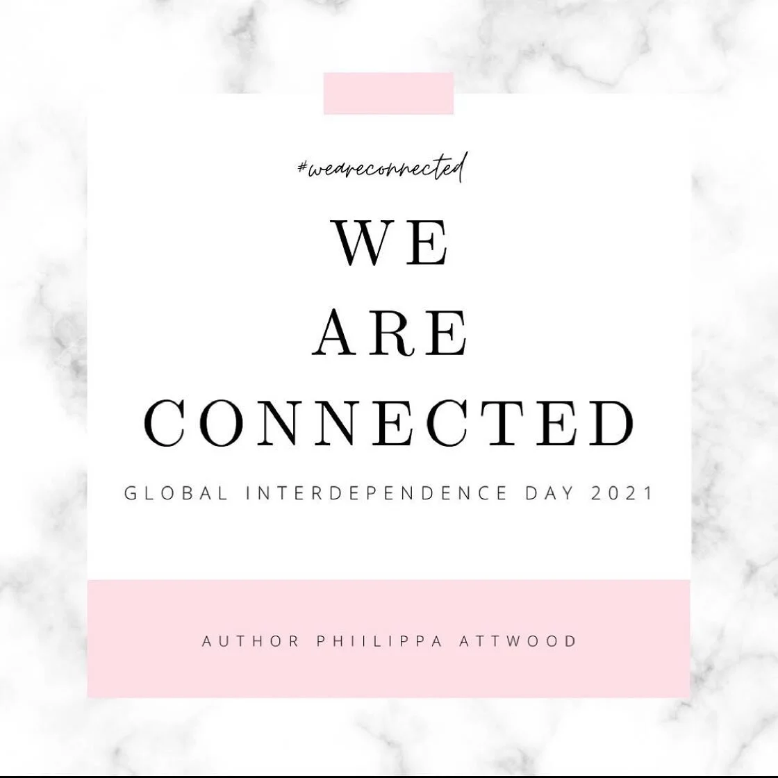#GlobalInterdependenceDay
#WeAreConnected
🌟🌏❤️

Post a photo of yourself with the hashtag #WeAreConnected in the photo (can be written on your hand, on a piece of paper, chalked, in artwork you create, etc.).

🖊 Use the below caption:

I&rsquo;m c