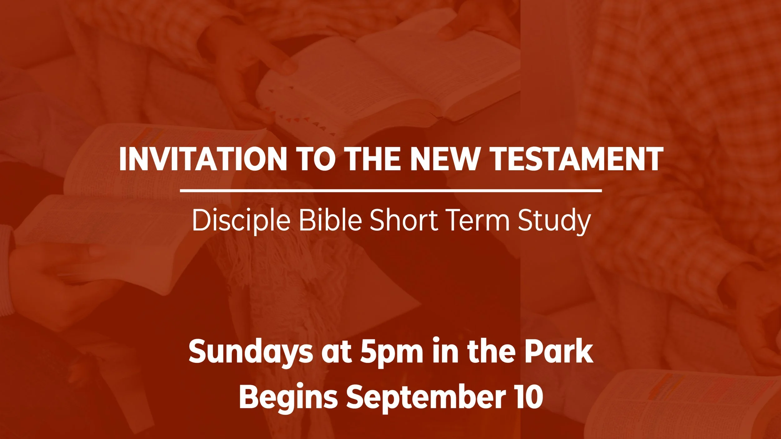 Disciple Bible Short Term Study: INVITATION TO THE NEW TESTAMENT