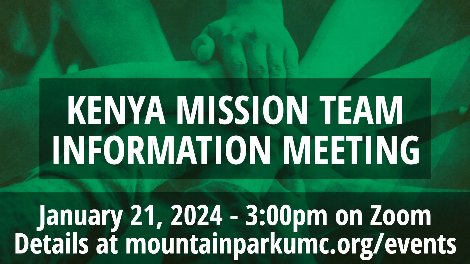 Kenya Team Information Meeting